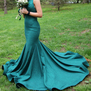 Emerald/Hunter Green Prom Dress Jovani